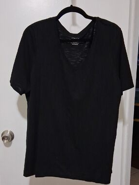 Chico's the ultimate tee Black Chico's Size 3